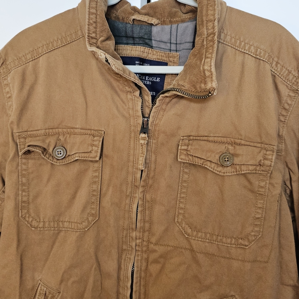 American Eagle Outfitters Brown Military Jacket - Picture 3 of 11